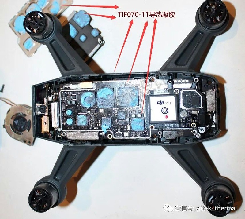 導熱凝膠應用無人機 導熱凝膠應用無人機